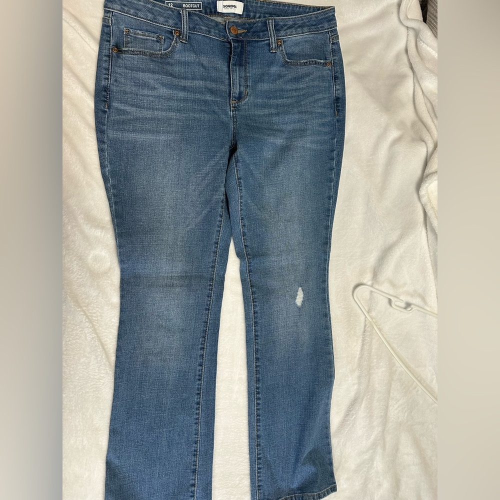 Sonoma Women's Denim Straight Leg Jeans